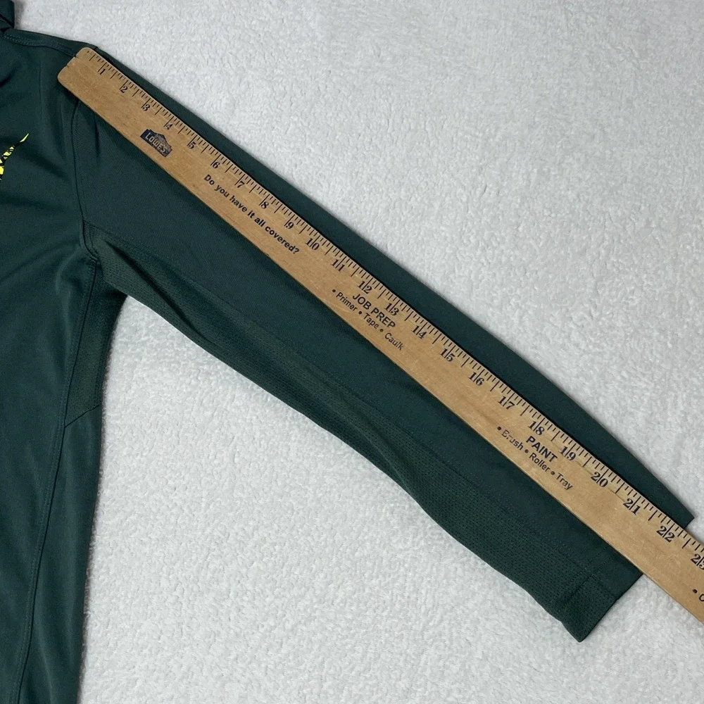 Nike Dri-Fit Womens Big Swoosh Pullover Hoodie Size‎ Large Green Lightweight Run